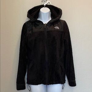 The North Face Black Hooded Fleece Oso Jacket